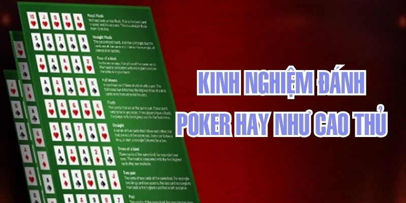 Mẹo đánh bạc poker cực hay 2025